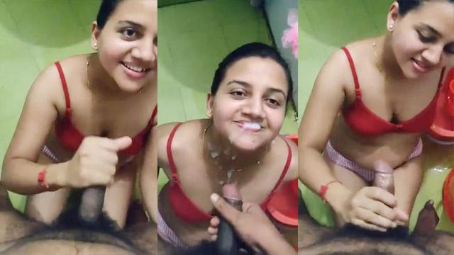 Horny Sexy Cousin Desi Sloppy Blowjob Cum In Mouth