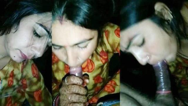 Desi Til Wali Bhabhi Sloppy Blowjob Sunsaan Kamra